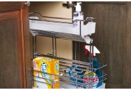 Removable Under Sink Sliding Baskets